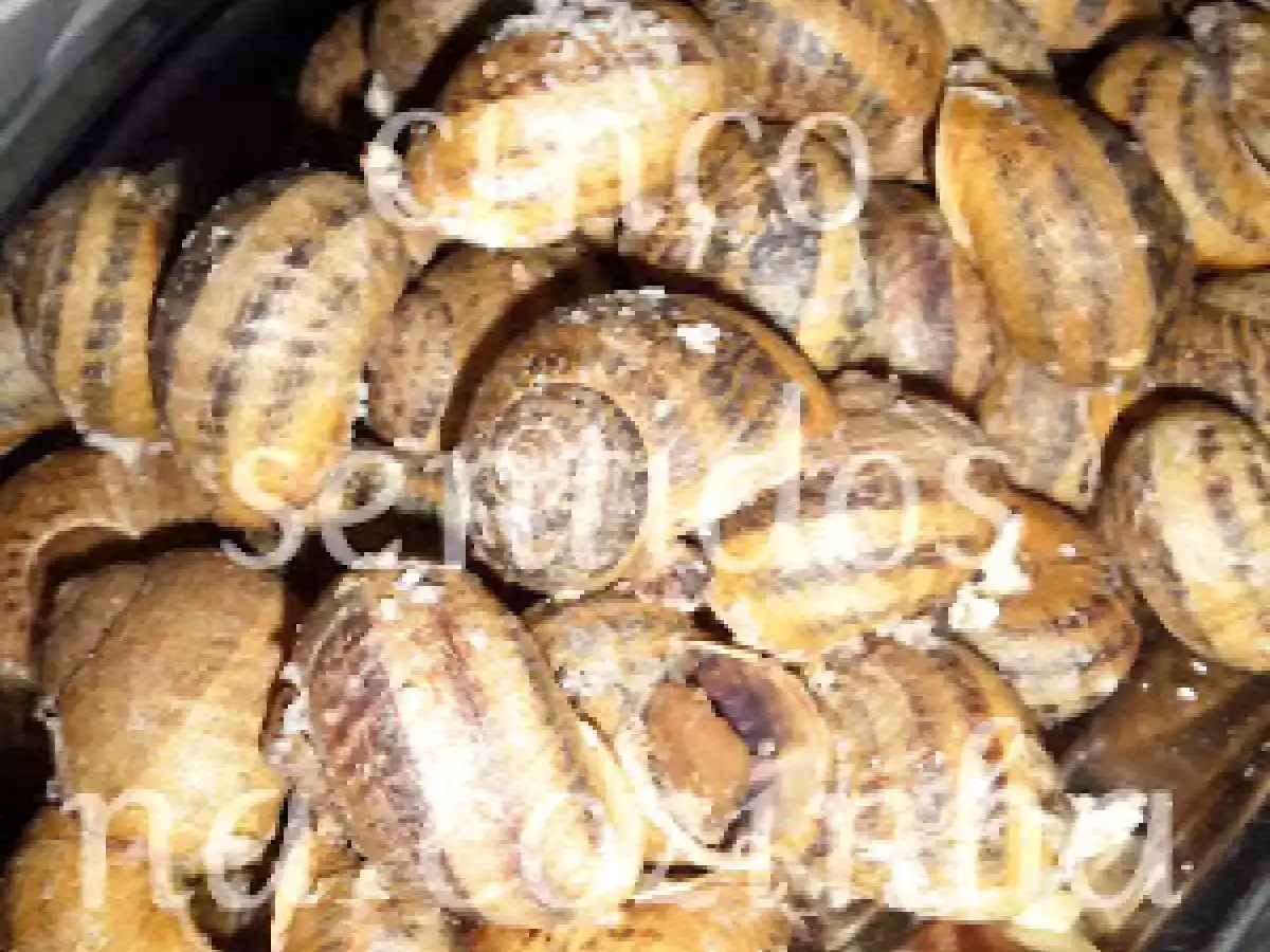 Caracoletas assadas