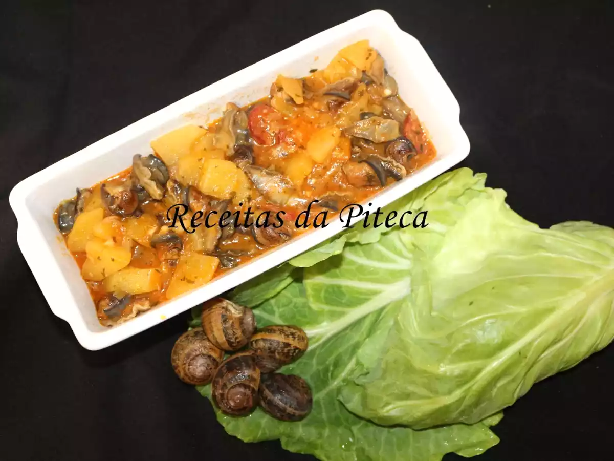 Caracoletas guisadas com batatas