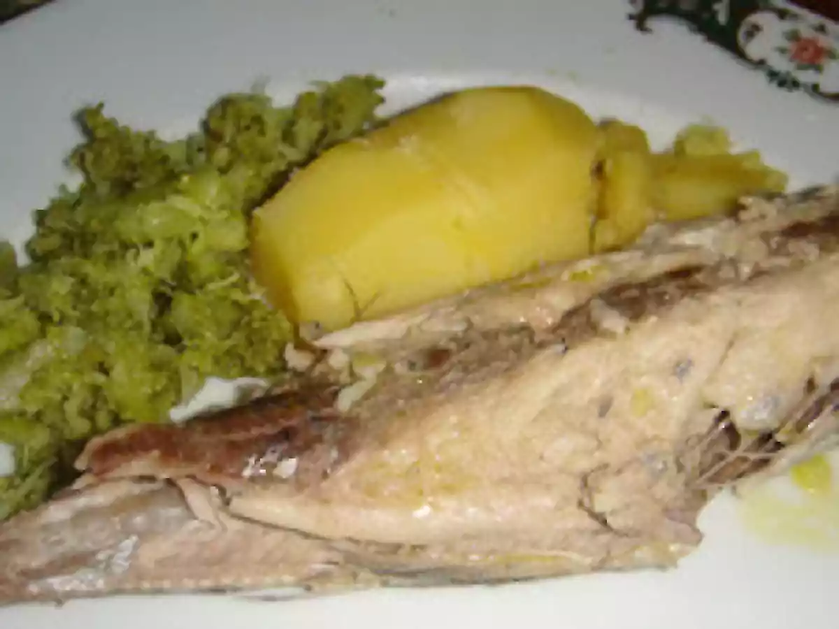 Carapau Cozido com Molho de Vinagre Azeite e Alho - foto 2