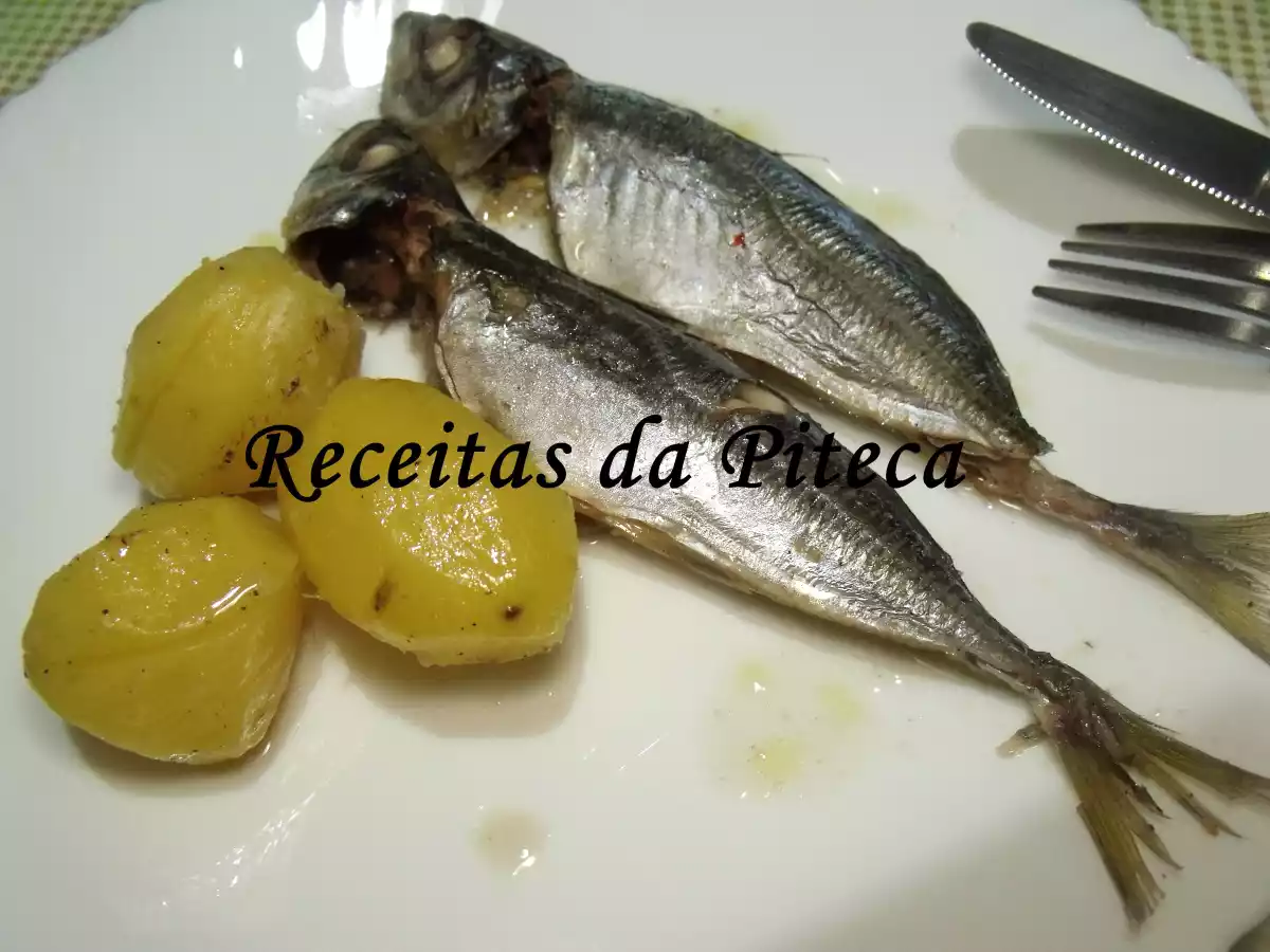 Carapaus assados com batatas - foto 2