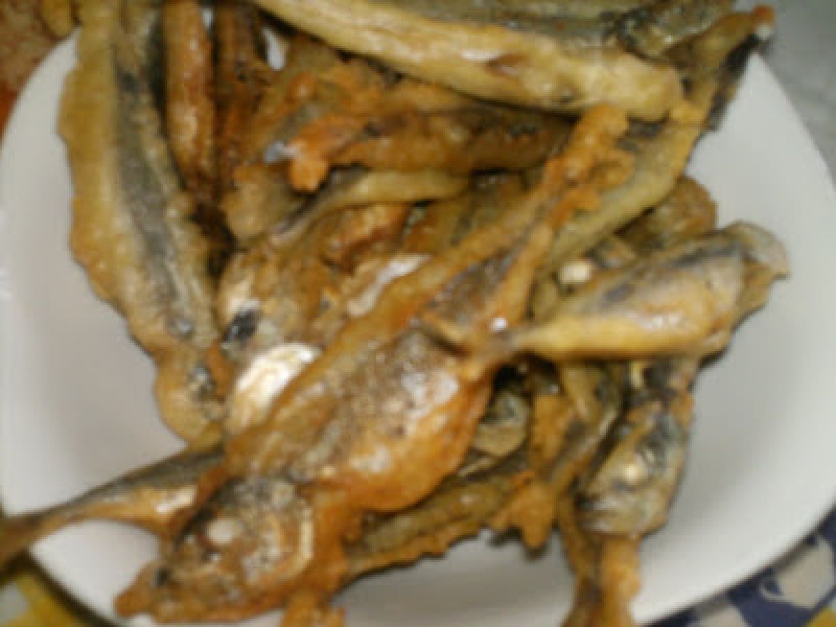 Carapaus em polme fritos