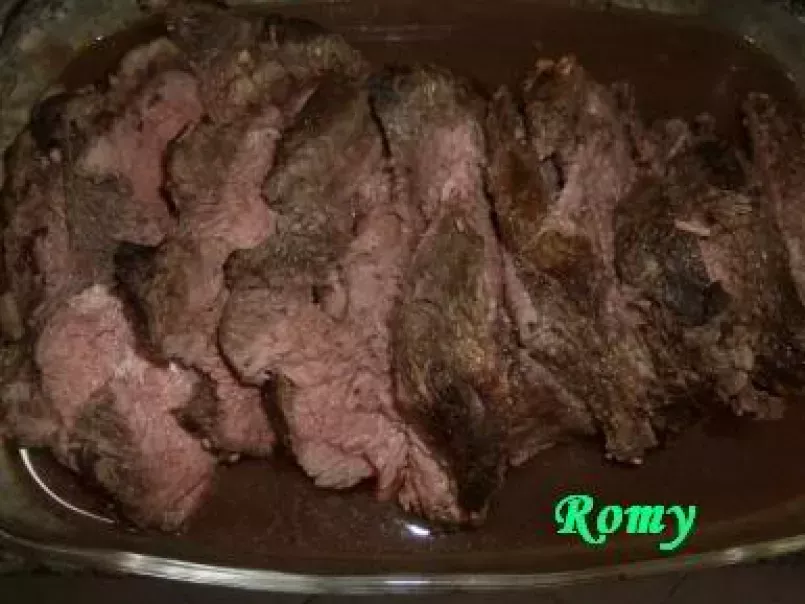 Carne (agulha) assada no forno - foto 2