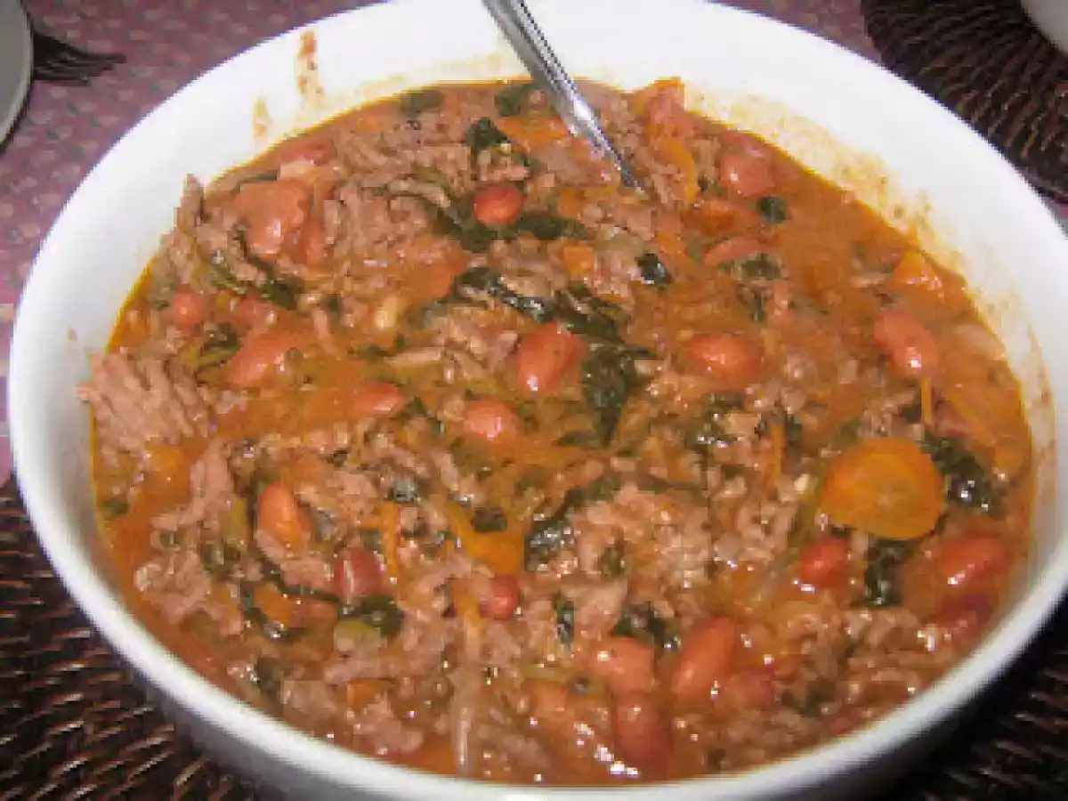 Carne com Feijão