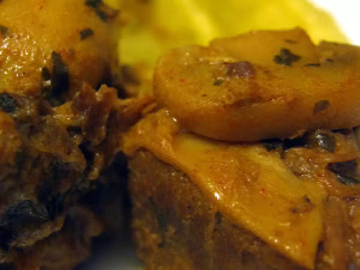 Carne com Mostarda