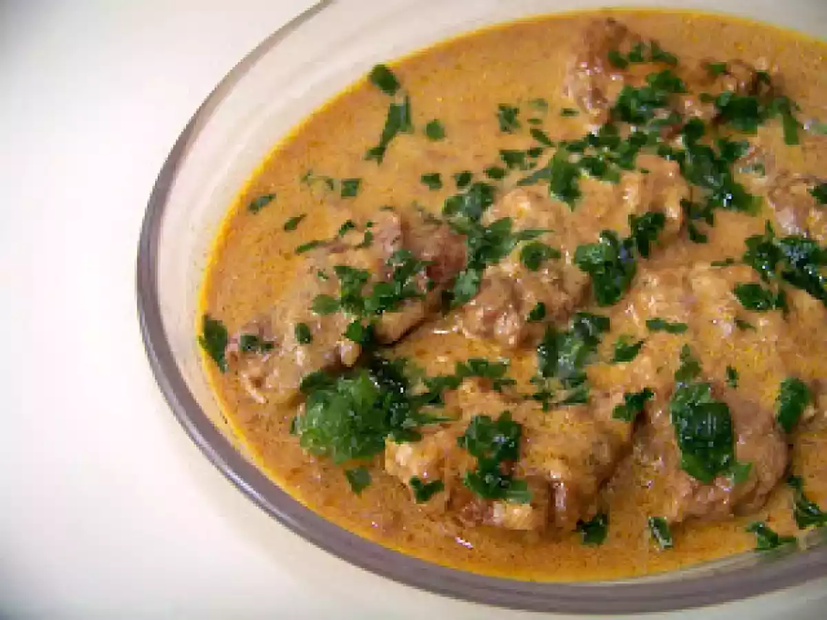 Carne com páprica