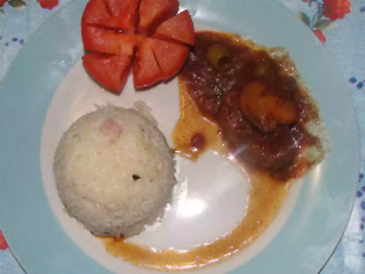 Carne de panela ao molho de vinho tinto com champingon e azeitonas - foto 3
