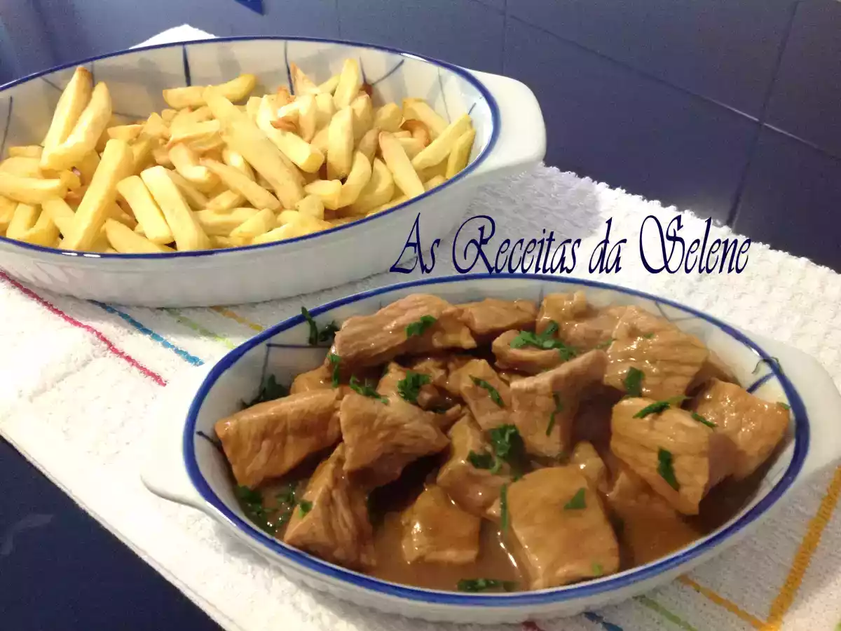 Carne de Porco ao Rabo de Boi