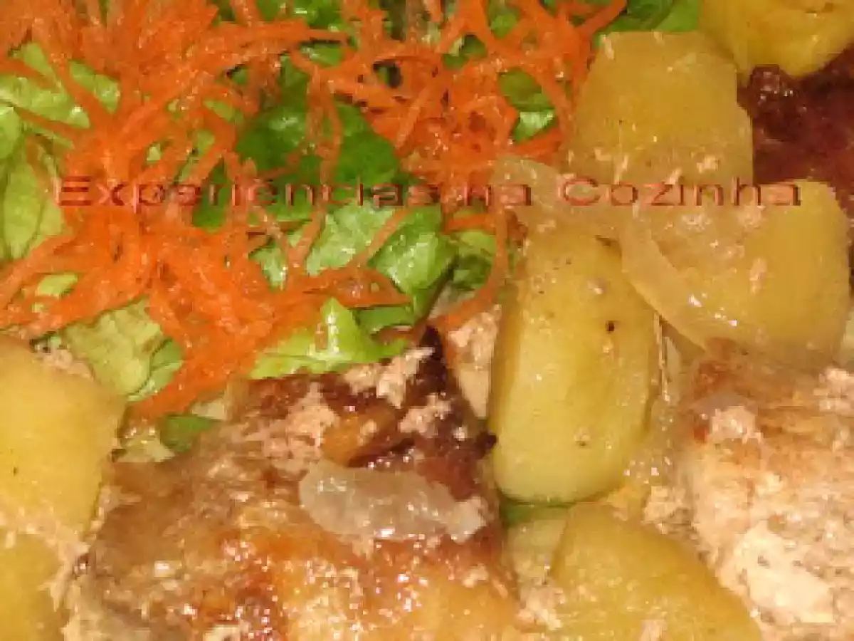 Carne de Porco Assada com Batatas