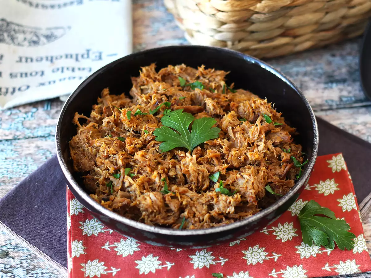 Carne de porco desfiada (pulled pork) na panela de pressão que desmancha - foto 4