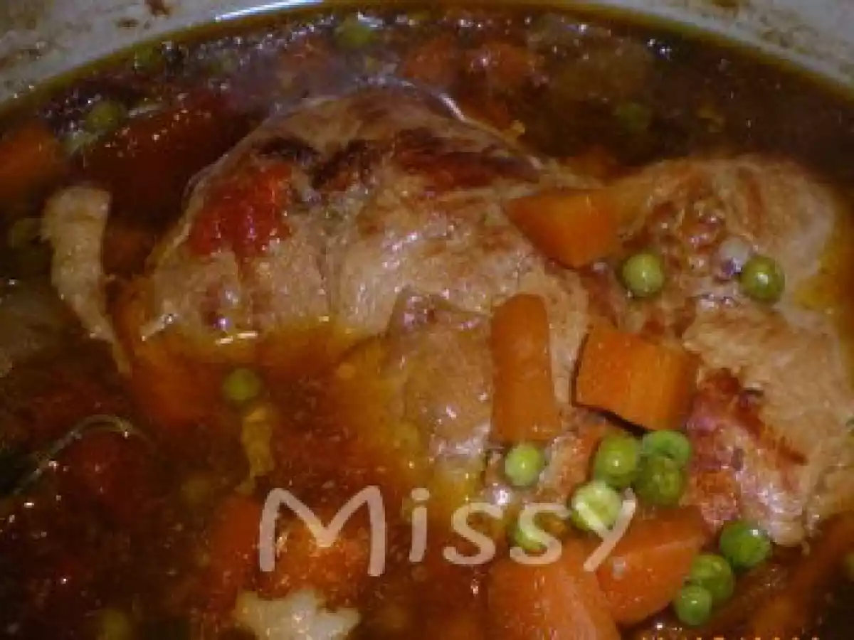 Carne de porco no tacho