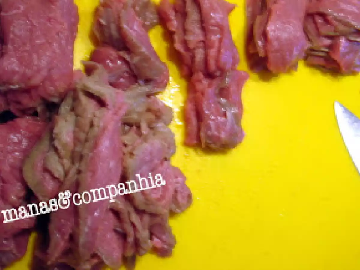 Carne de vaca com molho de ostras (isa) - foto 2