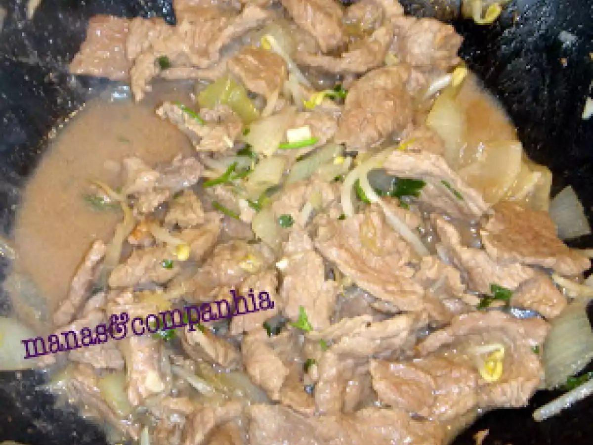 Carne de vaca com molho de ostras (isa) - foto 6
