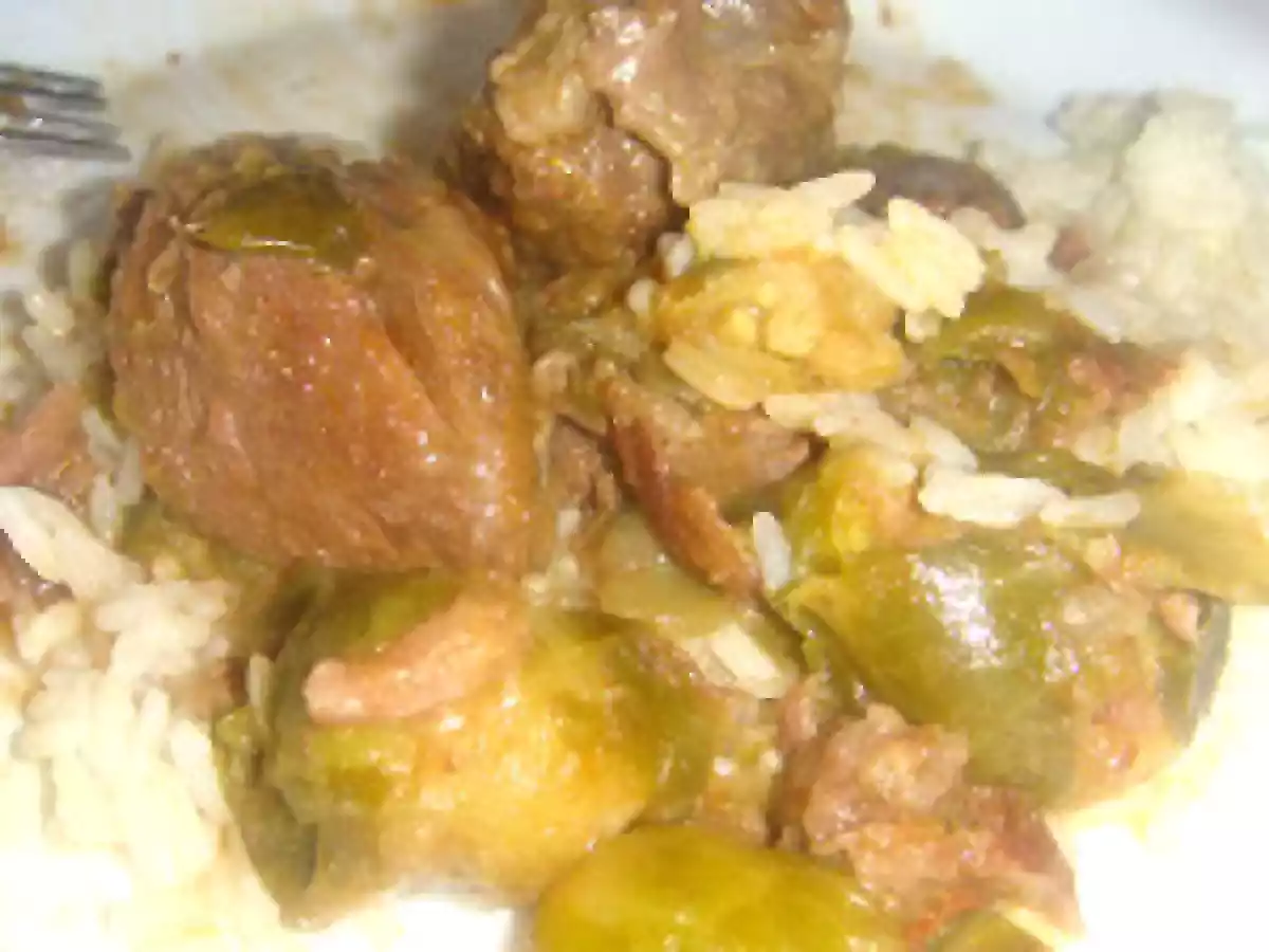Carne de Vaca Estufada com Couves de Bruxelas - foto 2