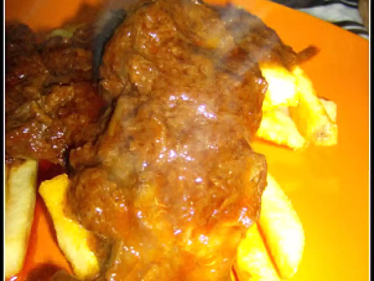 Carne estufada com vinho tinto