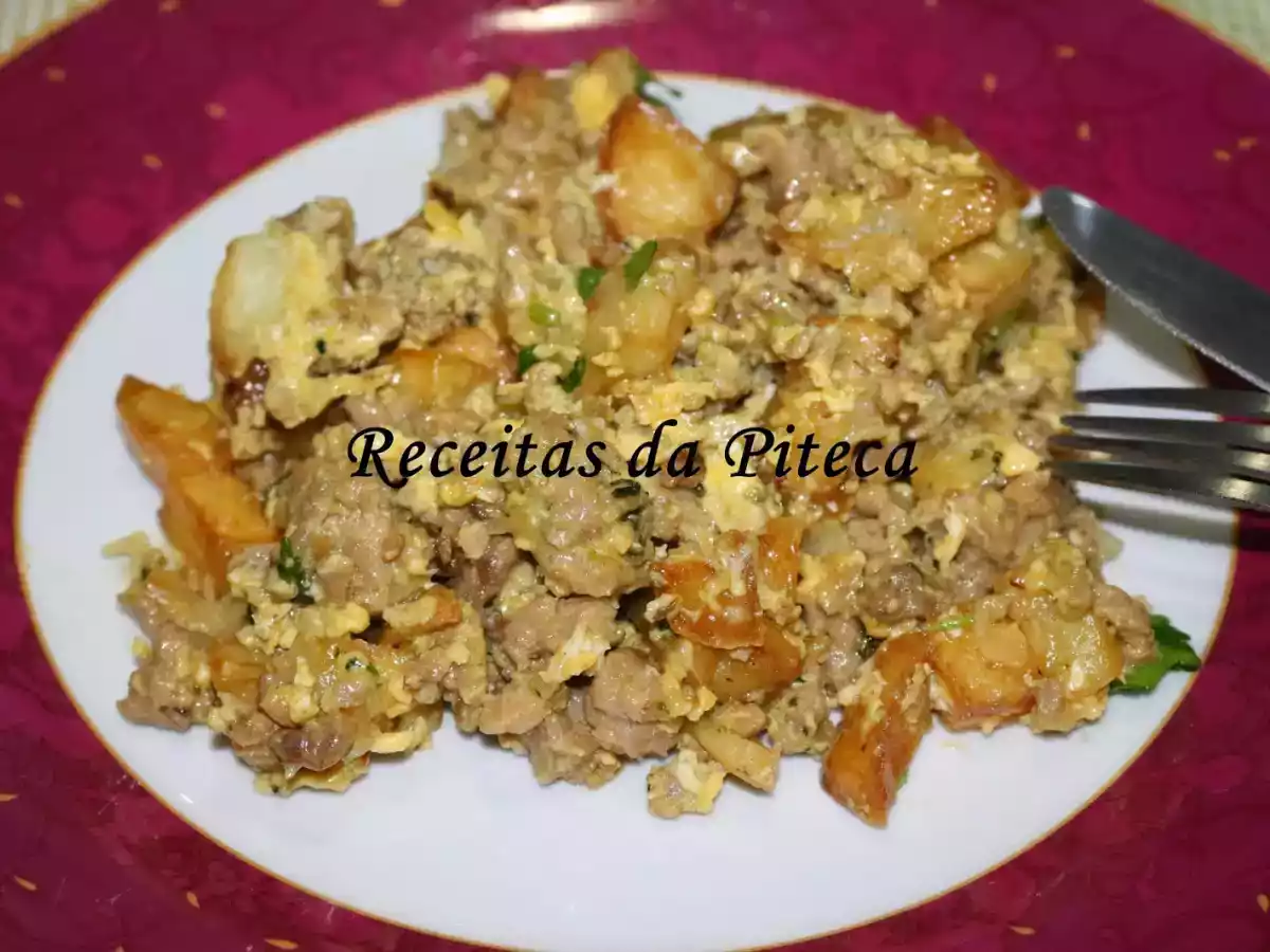 Carne picada à Brás