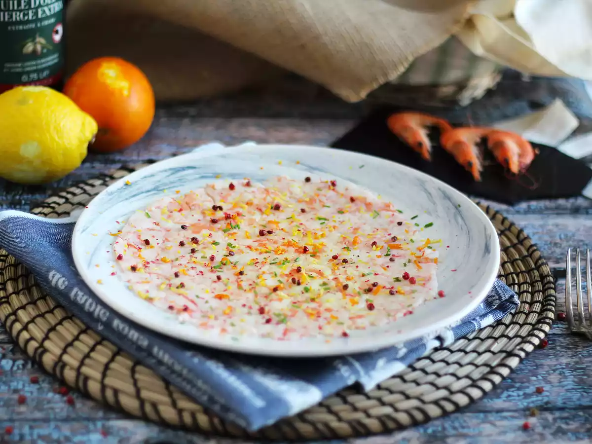 Carpaccio de camarão - foto 4