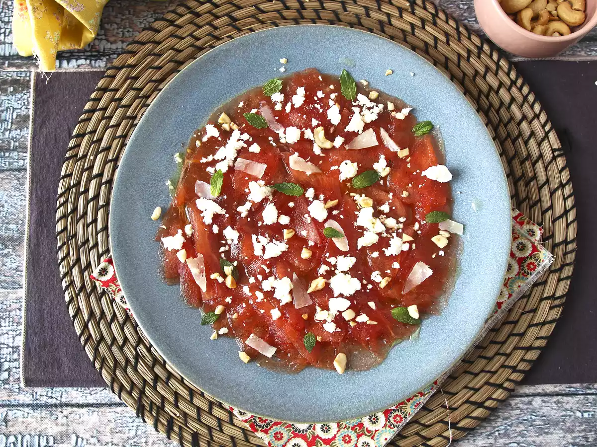 Carpaccio de melancia: um frescor inesquecível! - foto 2
