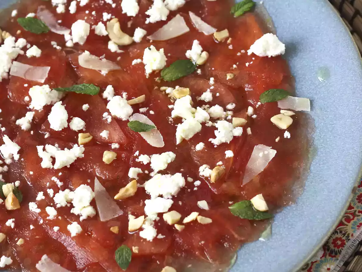 Carpaccio de melancia: um frescor inesquecível! - foto 3