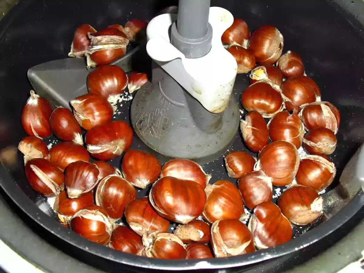 Castanhas assadas na actifry - foto 2