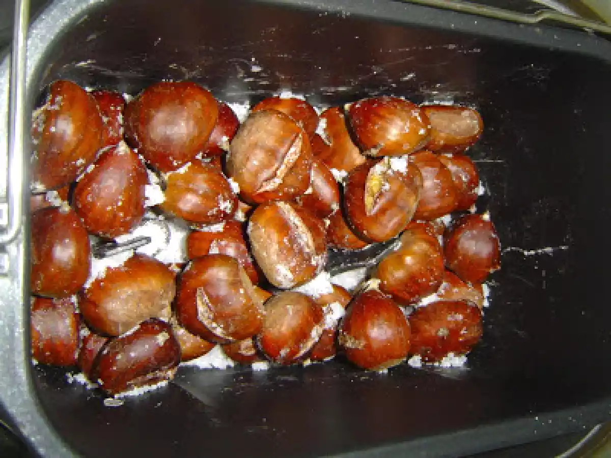 Castanhas assadas na mfp