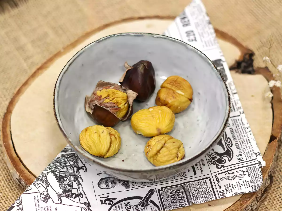 Castanhas assadas no forno, truques e tempo de cozedura para um resultado perfeito