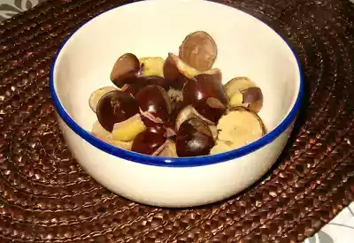 Castanhas com erva doce