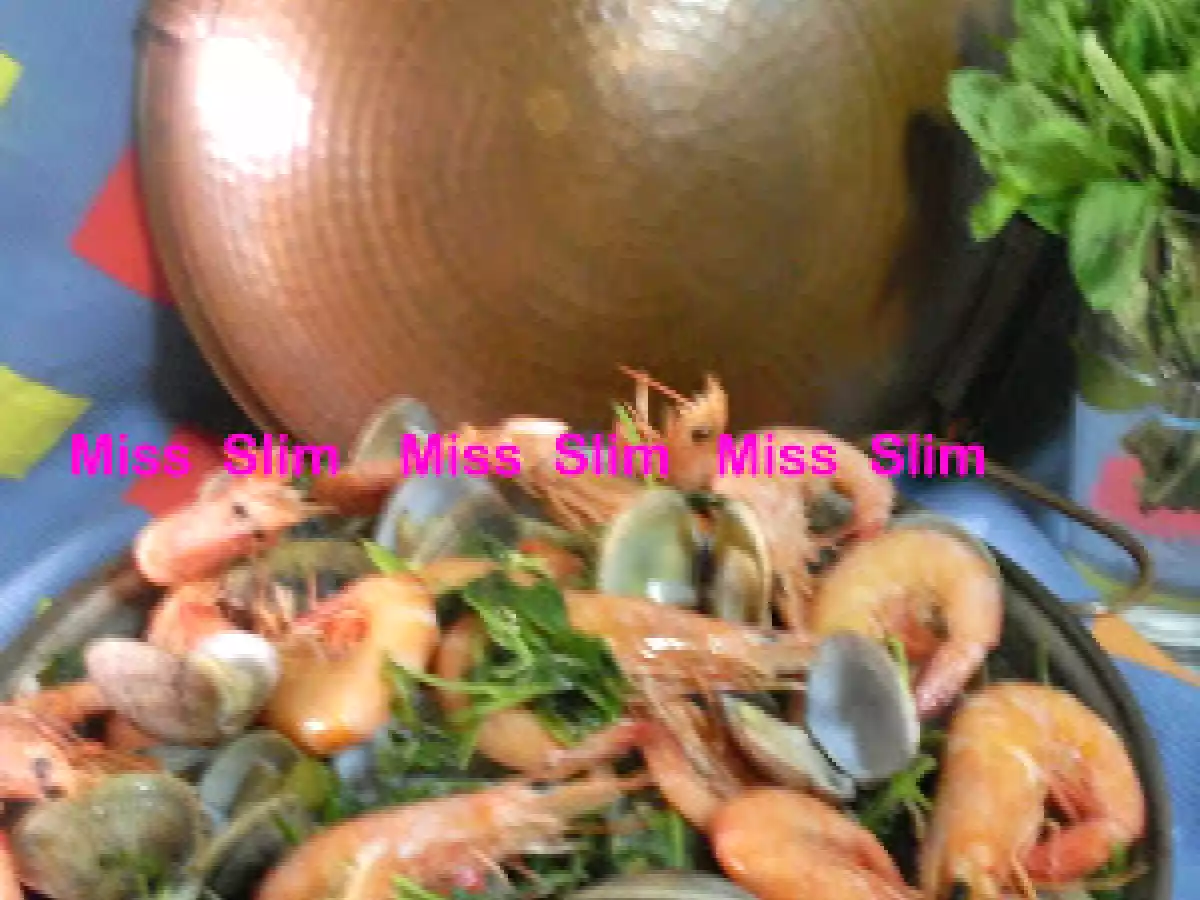 Cataplana de Amêijoas e Camarões à moda da minha mãezinha - foto 2