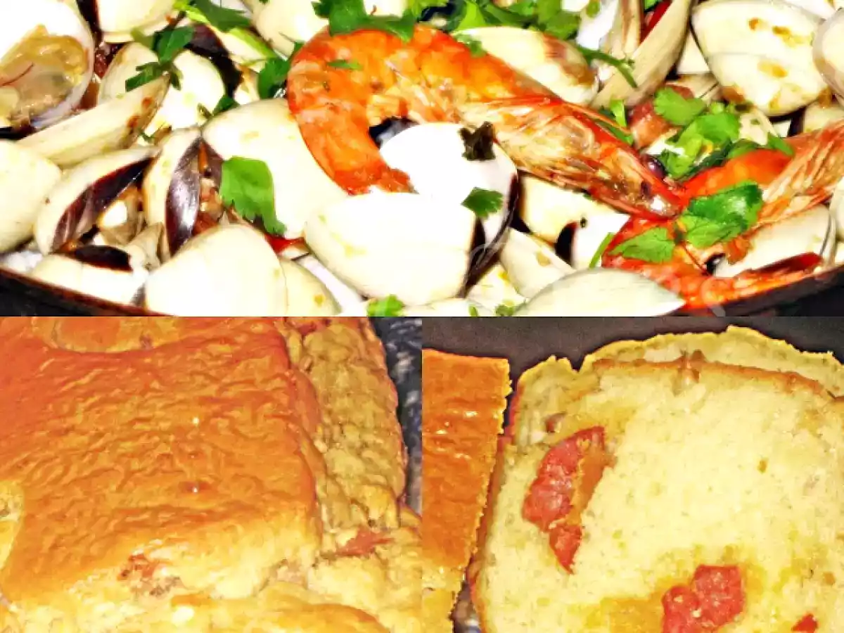 Cataplana de Marisco, e Bola de Carnes