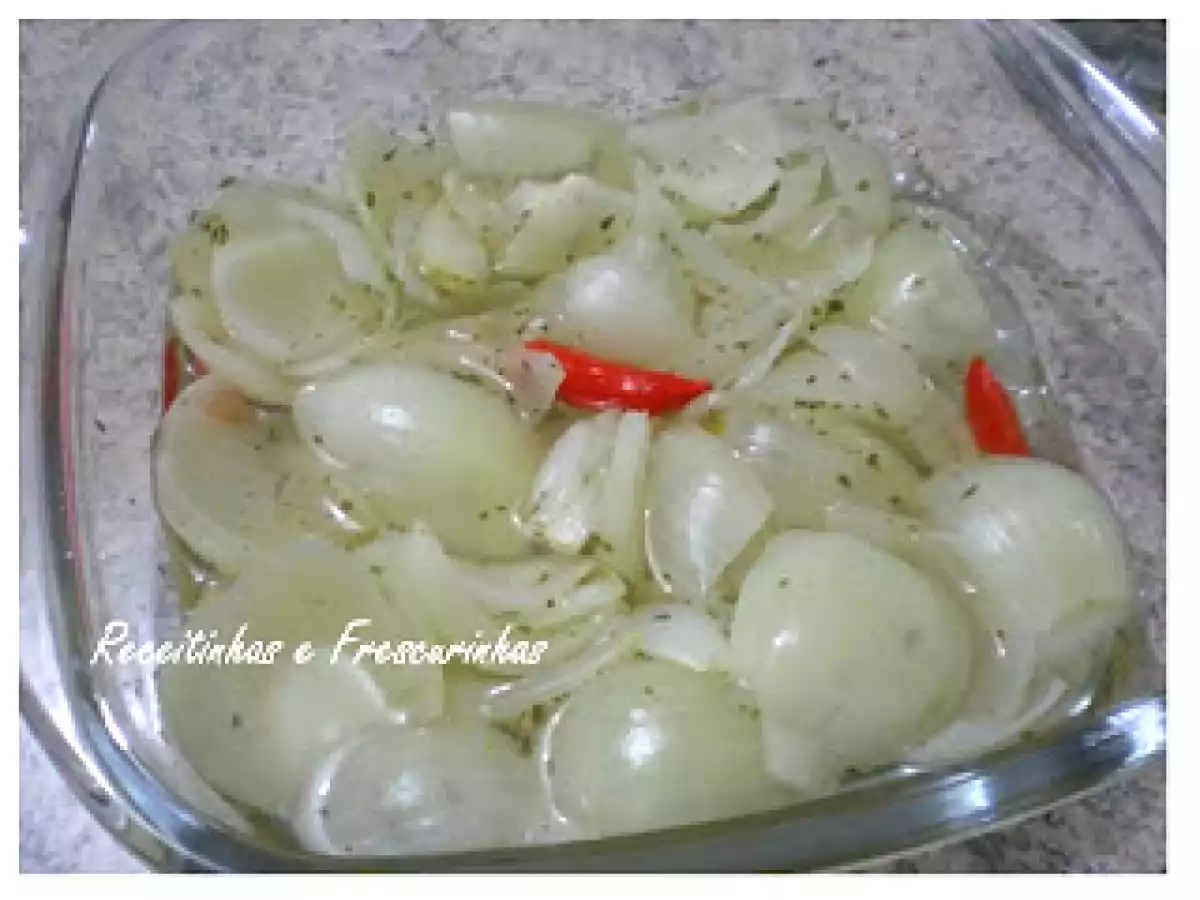 Cebola em conserva