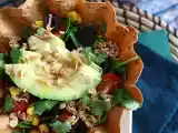 Cesta de tortilha com salada (Tortilla bowls), foto 2