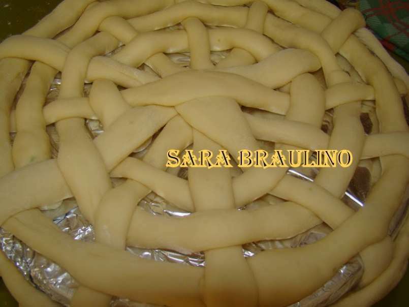 Cesta feita de massa de pão para decoração (Sara), foto 6