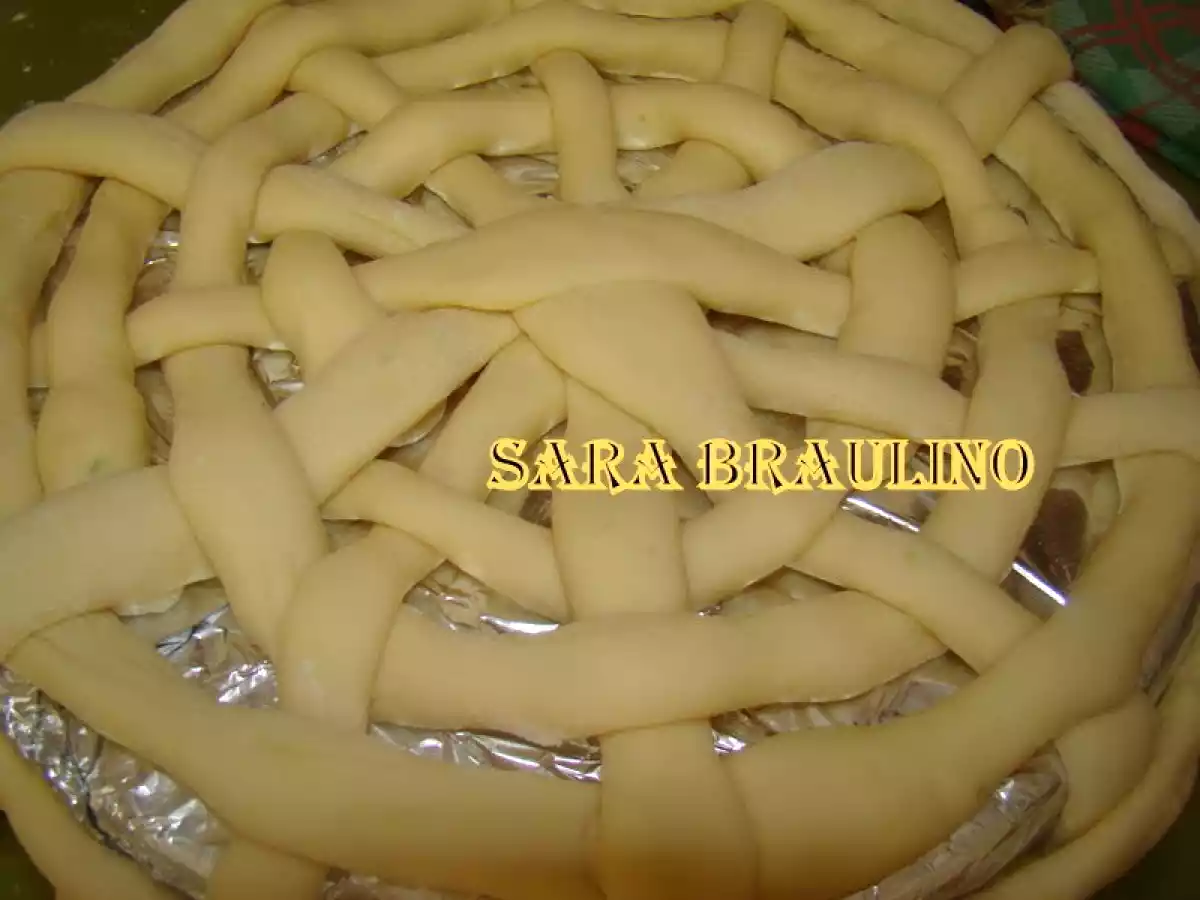 Cesta feita de massa de pão para decoração (Sara) - foto 6