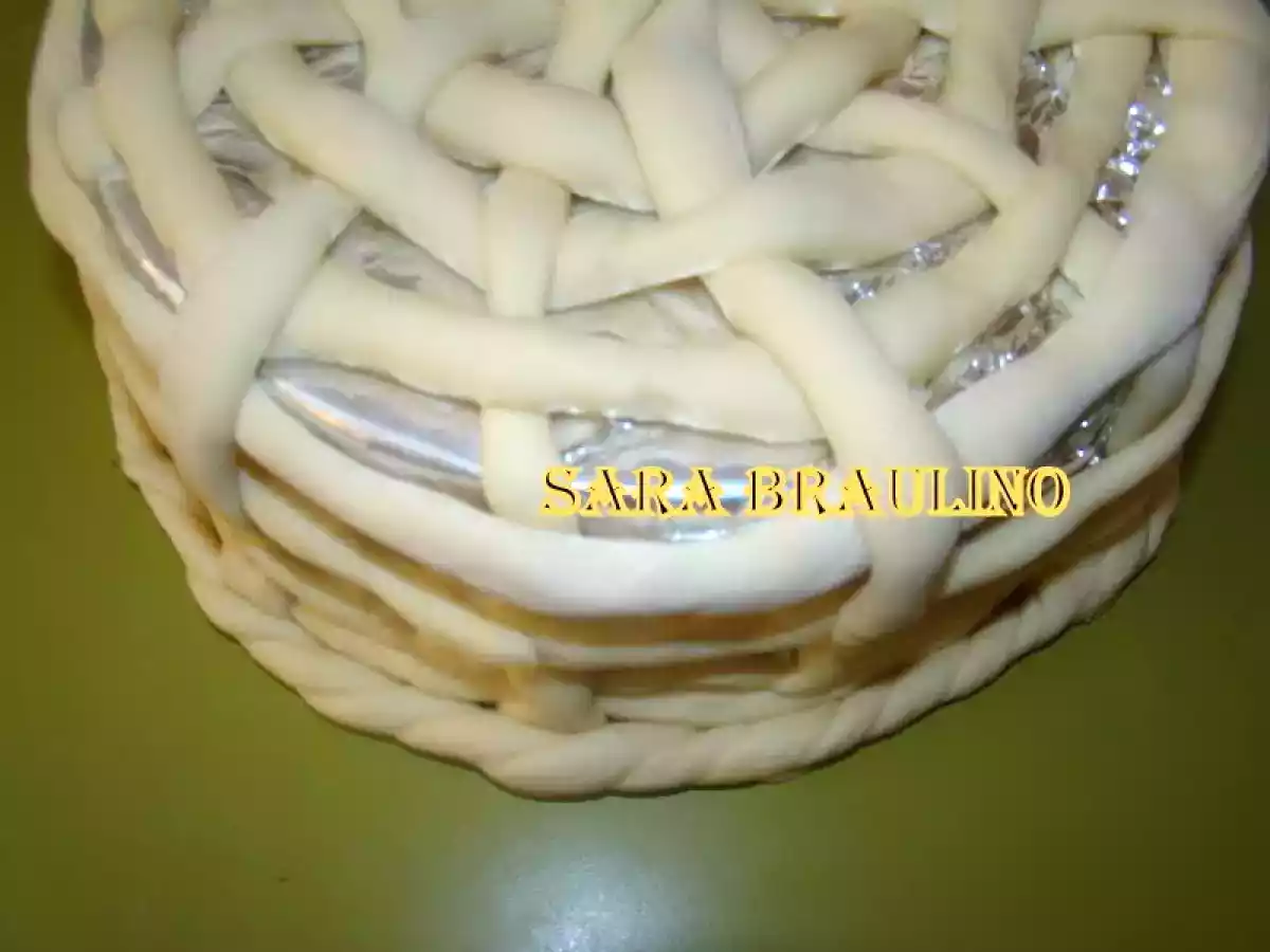 Cesta feita de massa de pão para decoração (Sara) - foto 7