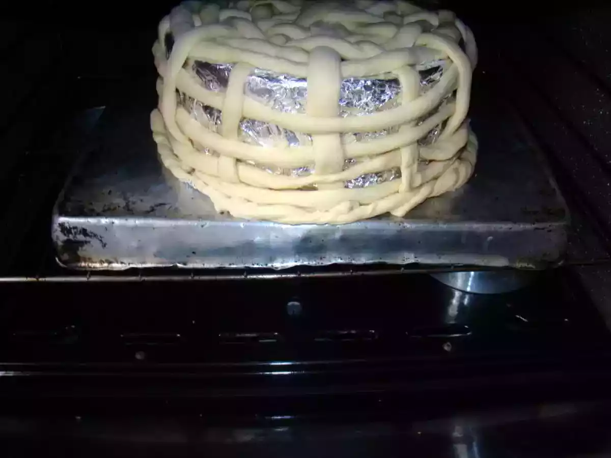Cesta feita de massa de pão para decoração (Sara) - foto 8