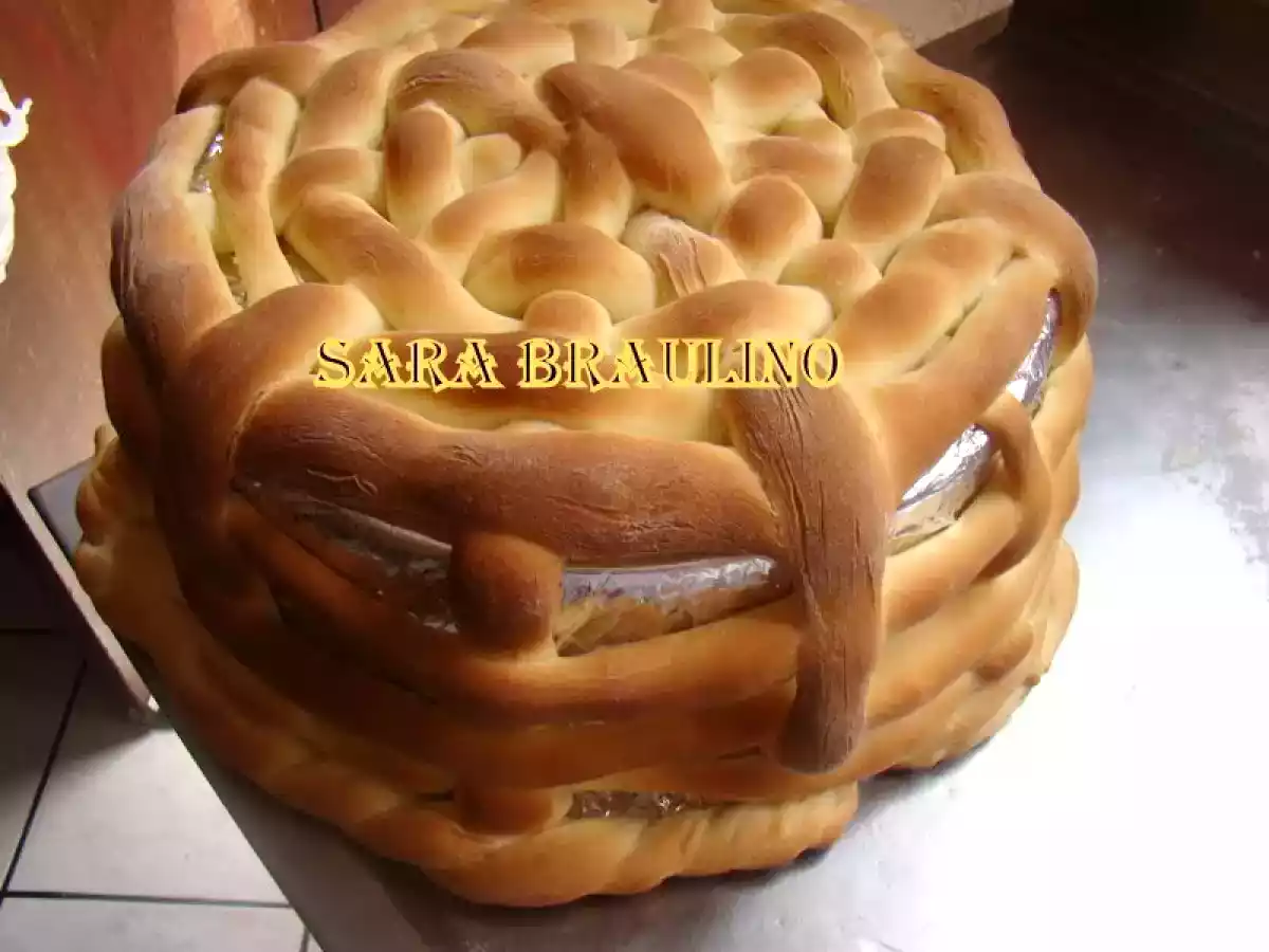 Cesta feita de massa de pão para decoração (Sara) - foto 9