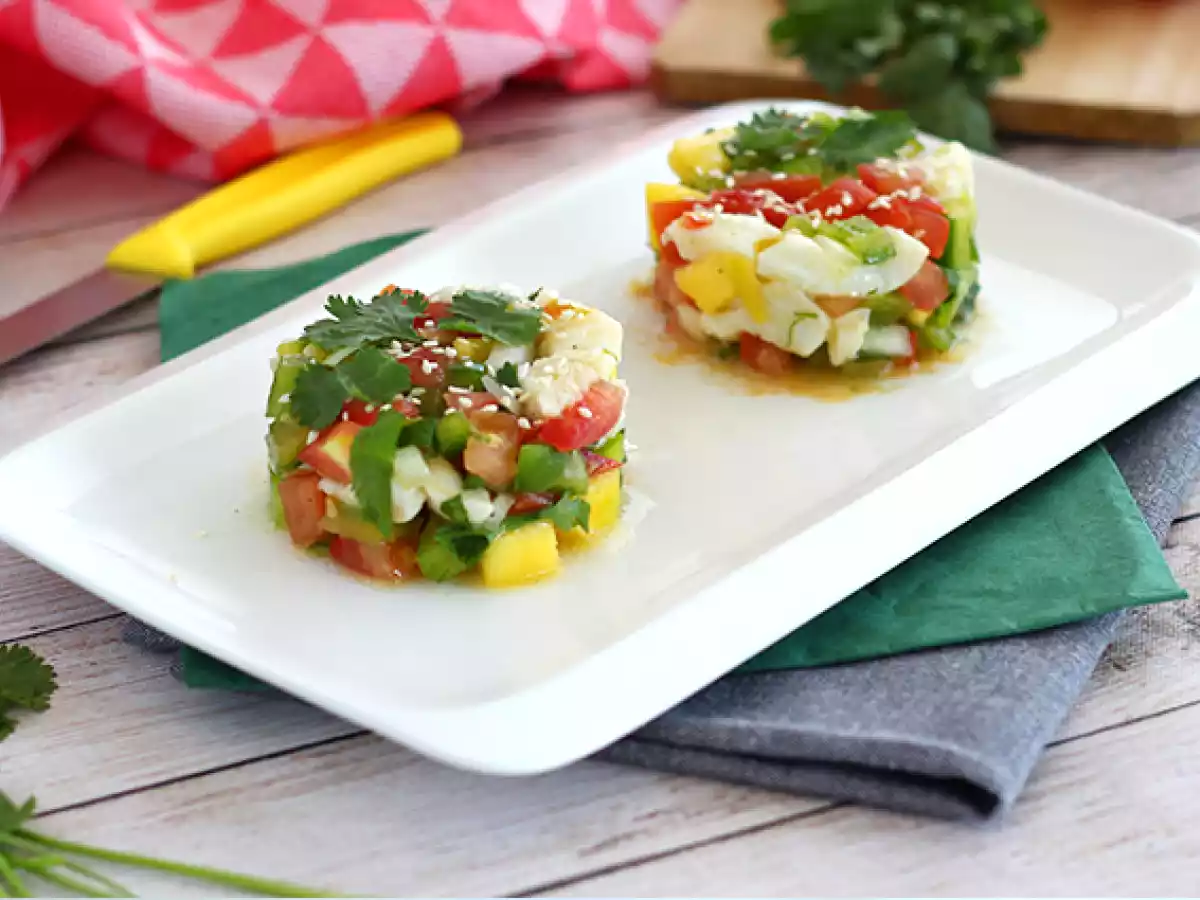 Ceviche de bacalhau