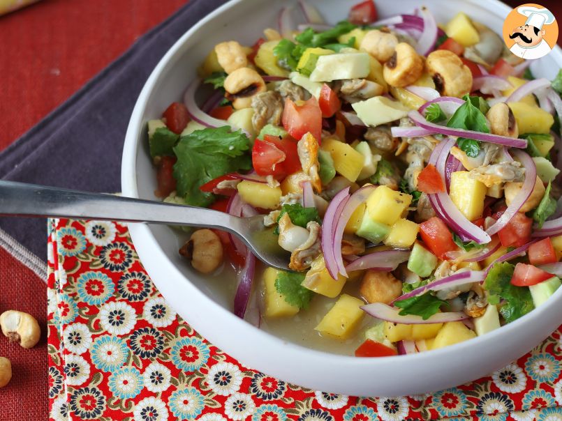 Ceviche exótico com berbigão, manga e abacate - foto 2