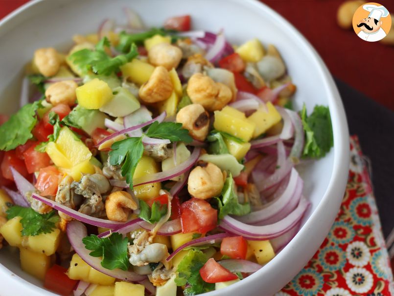 Ceviche exótico com berbigão, manga e abacate - foto 3