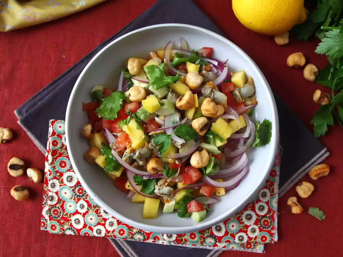 Ceviche exótico com berbigão, manga e abacate - foto 5