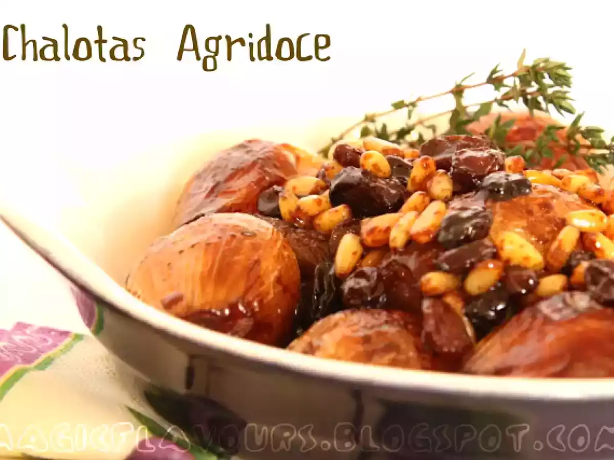 Chalotas agridoce
