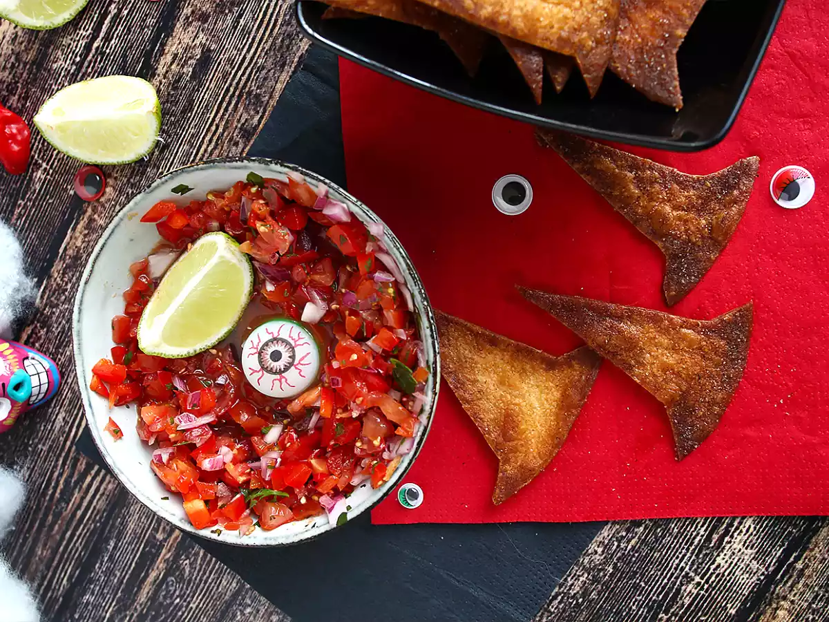 Chapéu de bruxa - tortilla chips - foto 4