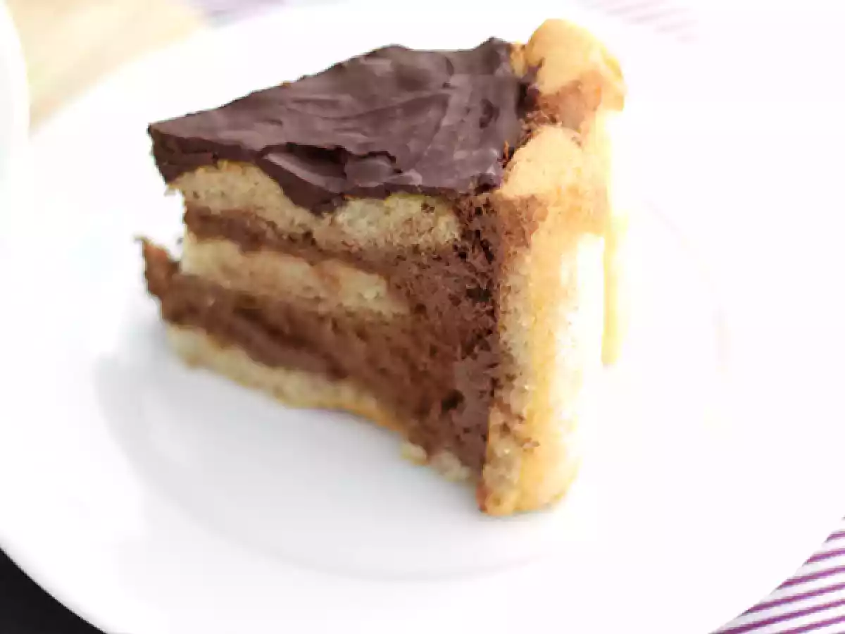 Charlotte de chocolate fácil - foto 4