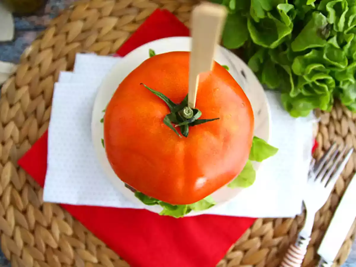 Cheeseburger de tomate - foto 2