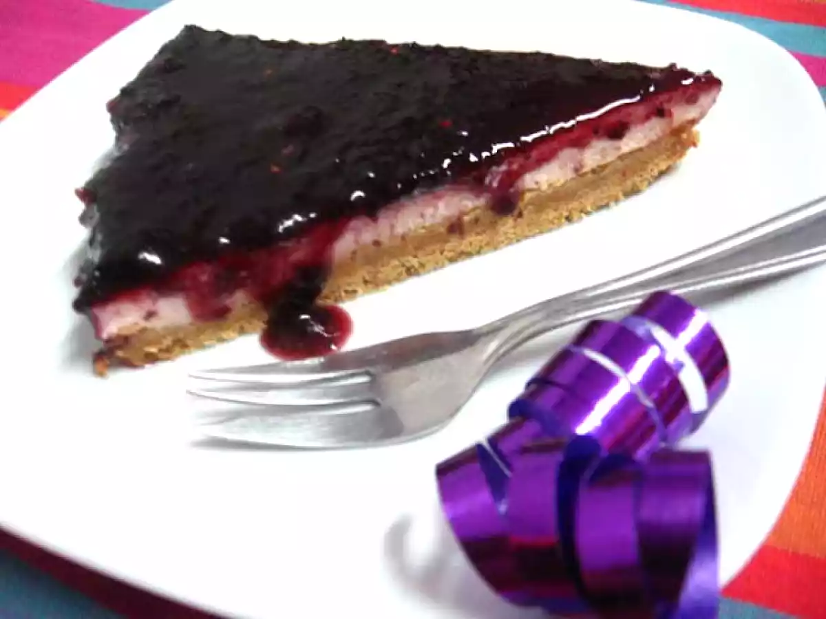Cheesecake com Compota de Frutos Silvestres