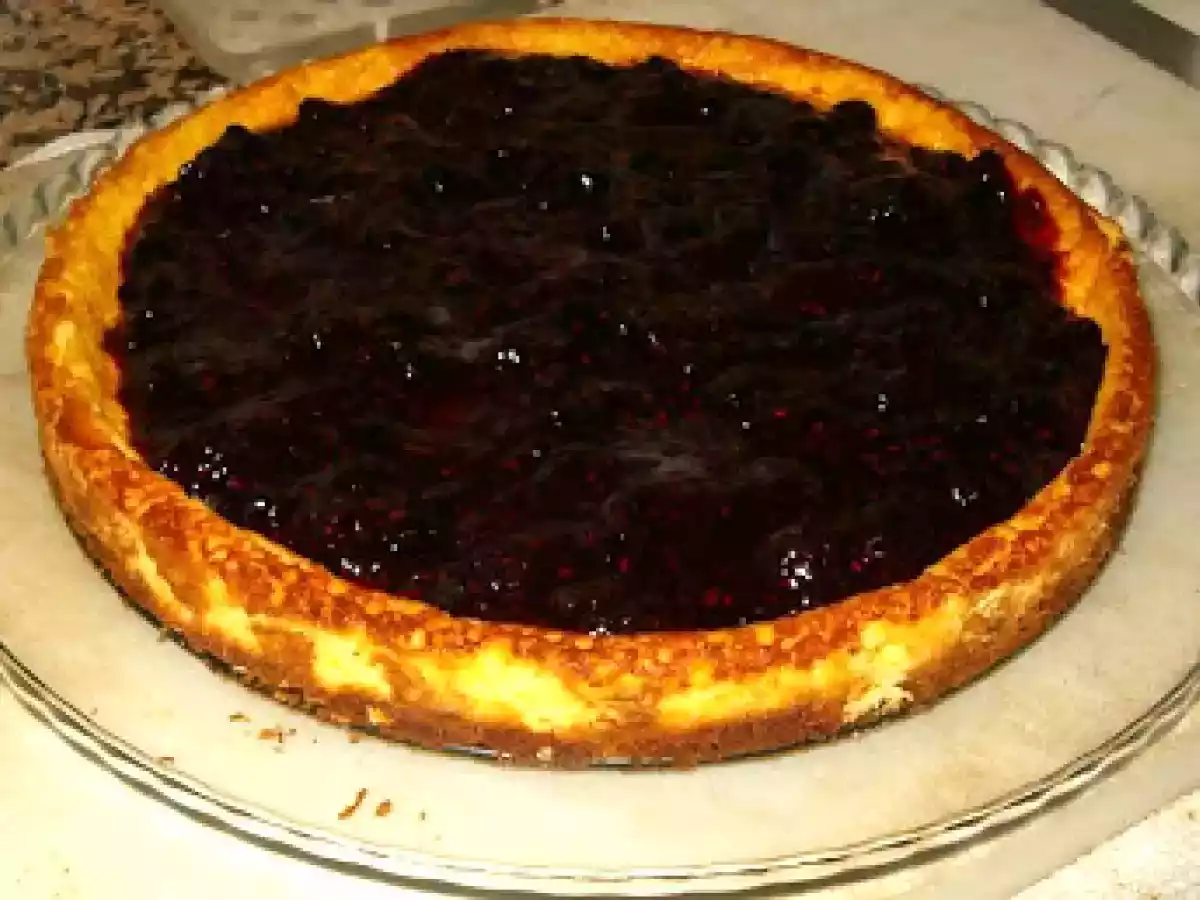 Cheesecake com mascarpone e frutos silvestres