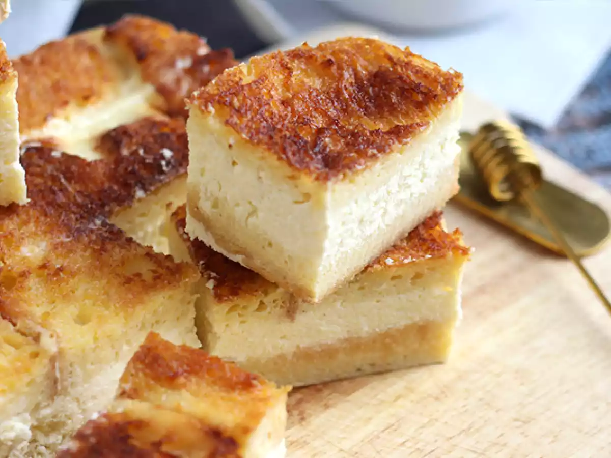 Cheesecake com rabanada francesa (French toast cheesecake) - foto 4