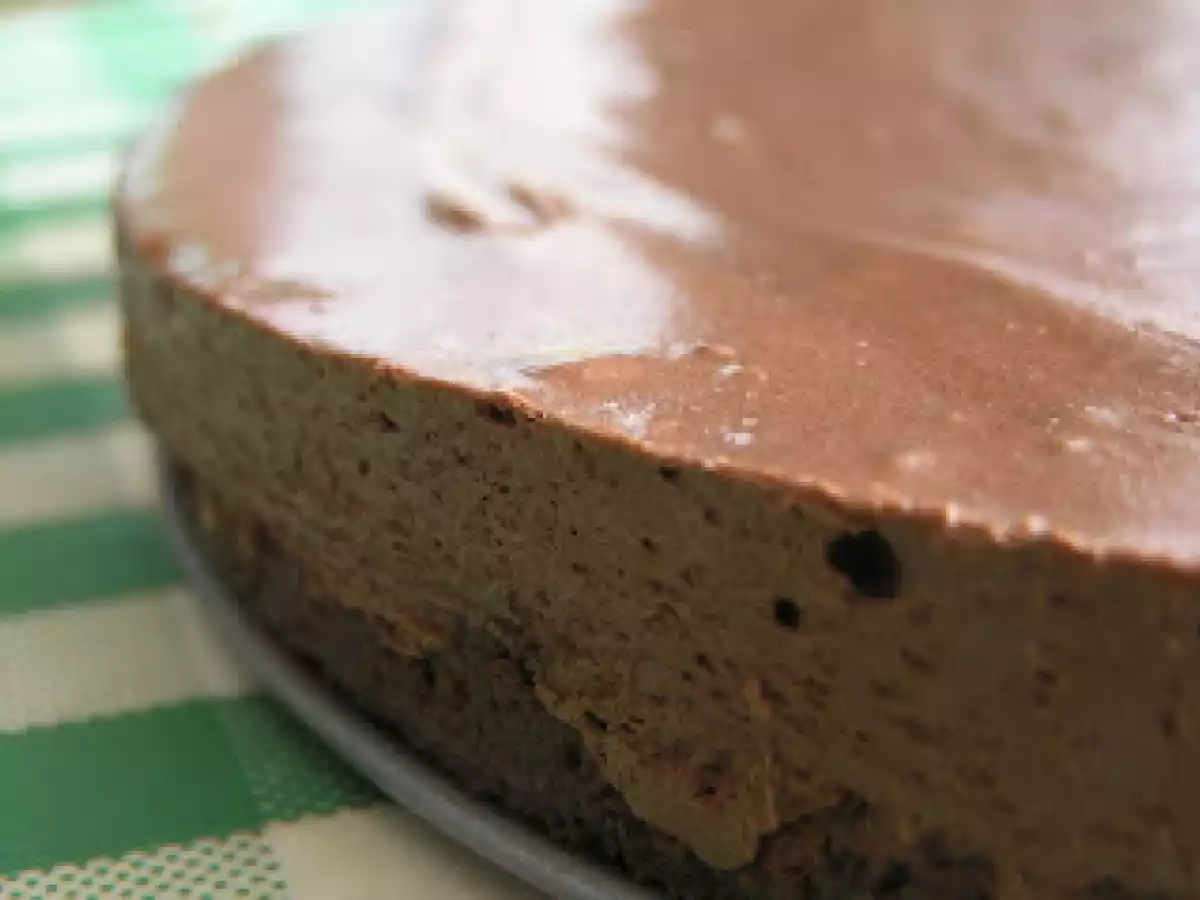 Cheesecake de chocolate