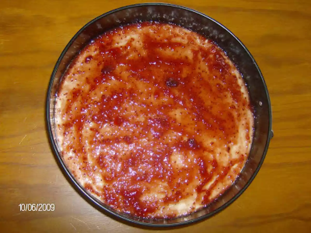 Cheesecake de framboesa