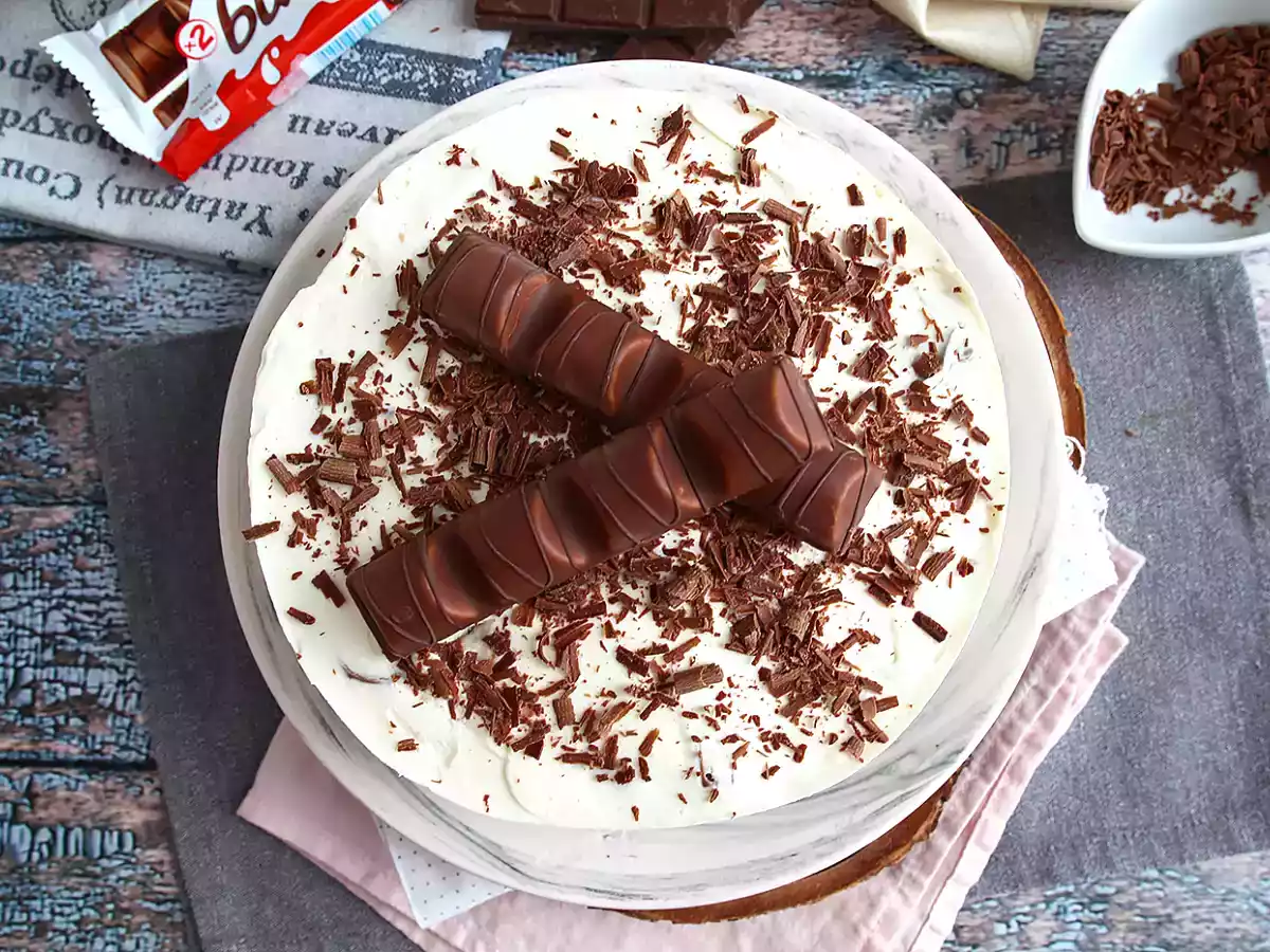 Cheesecake de Kinder Bueno (sem forno) - foto 2