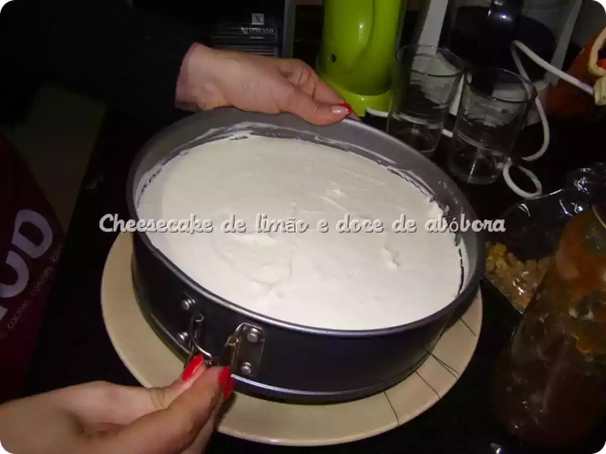 Cheesecake de limão e doce de abóbora - foto 7